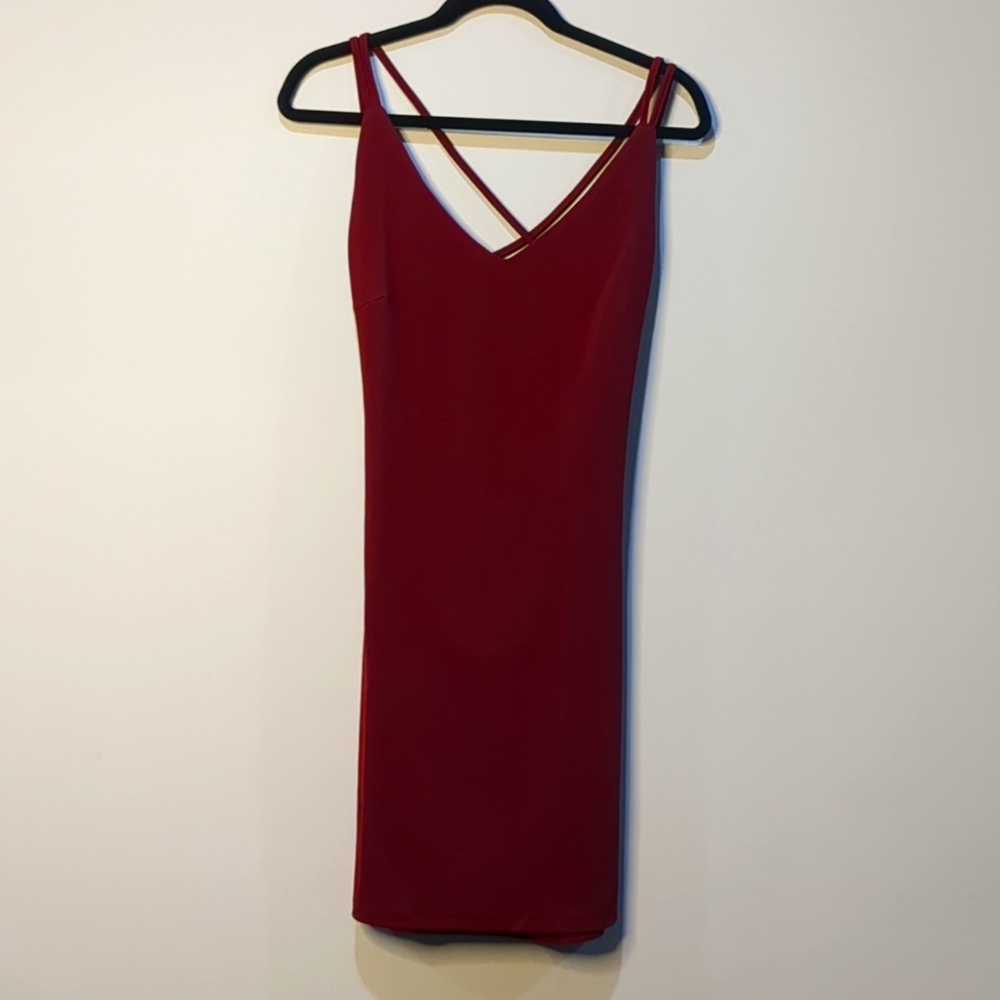 Mokoru Wine Colored Dress-Large